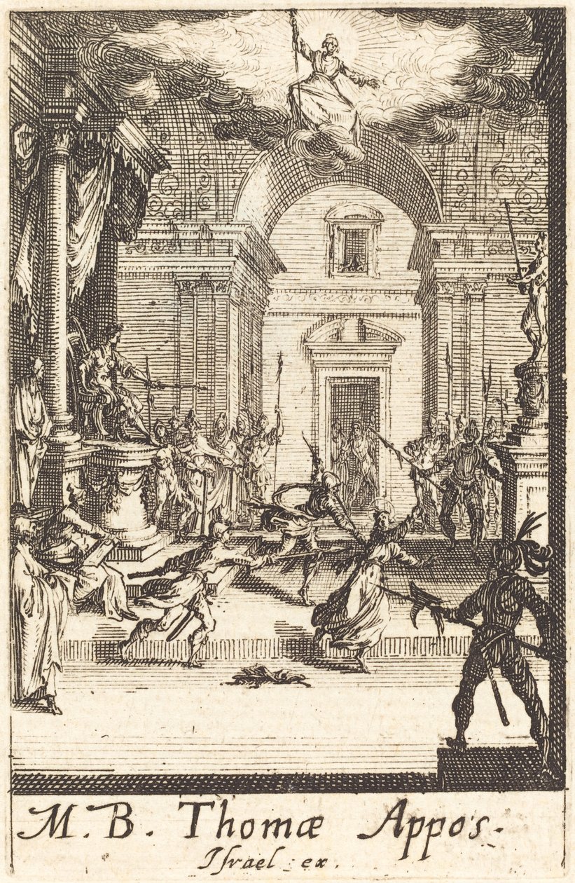 Szent Tamás mártíromsága alkotó: Jacques Callot