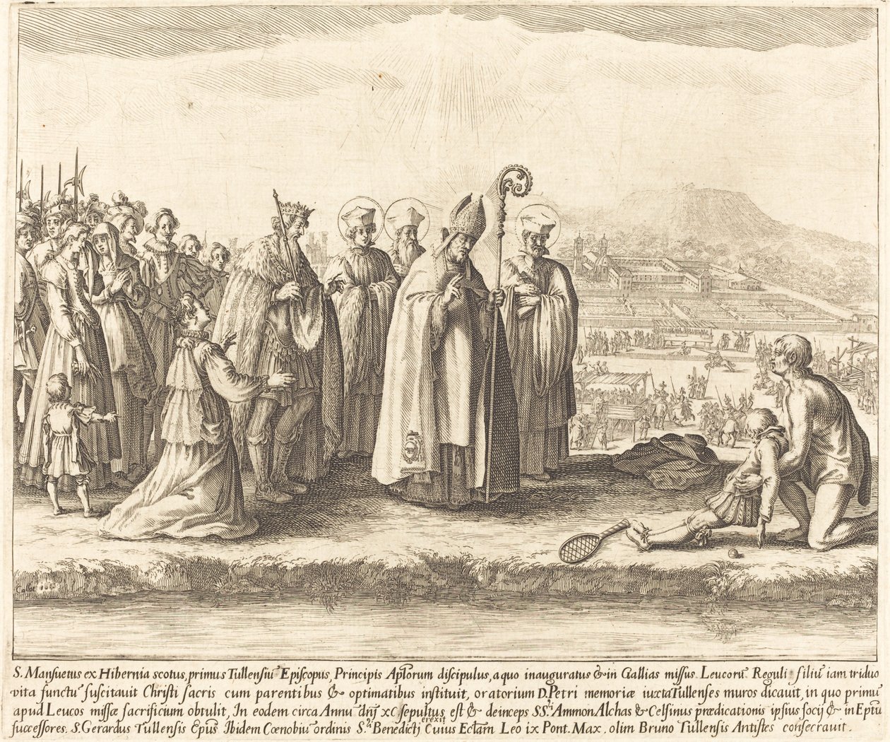 Saint Mansuy csodája alkotó: Jacques Callot