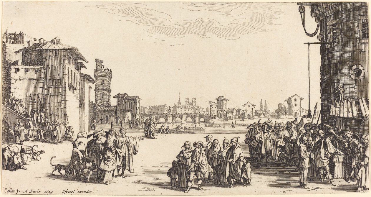 A rabszolgapiac alkotó: Jacques Callot