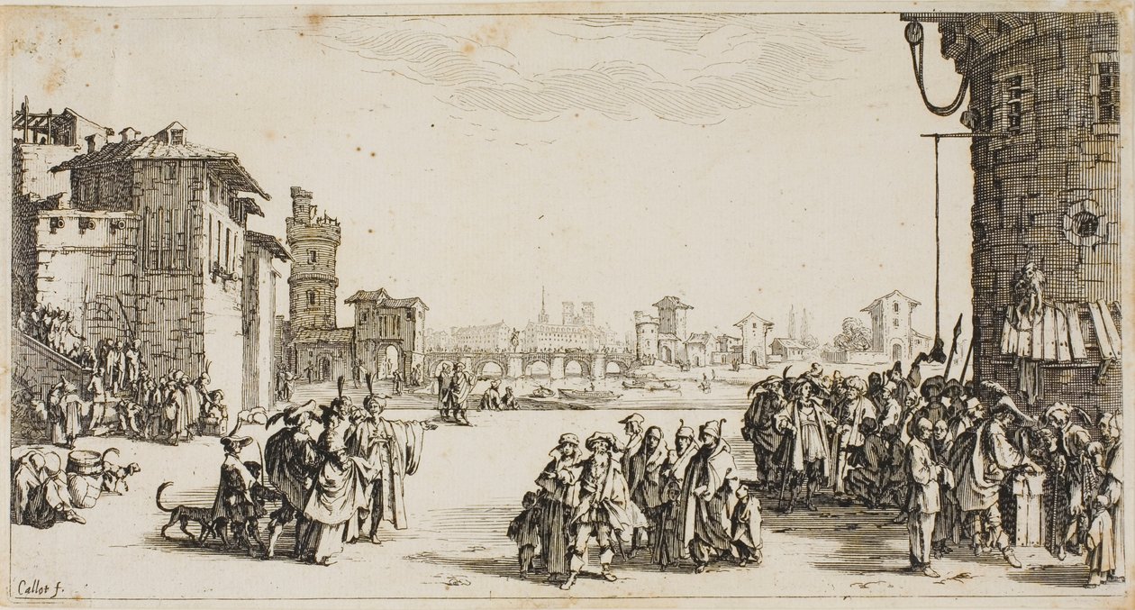 A rabszolgapiac alkotó: Jacques Callot