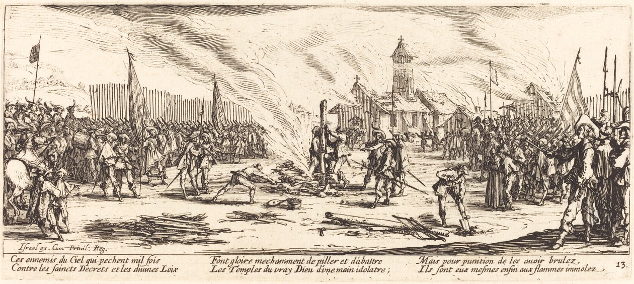 A karó c. 1633. alkotó: Jacques Callot