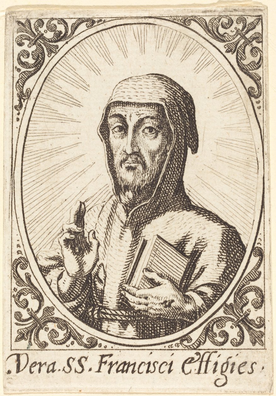 Szent Ferenc igazi képmása alkotó: Jacques Callot