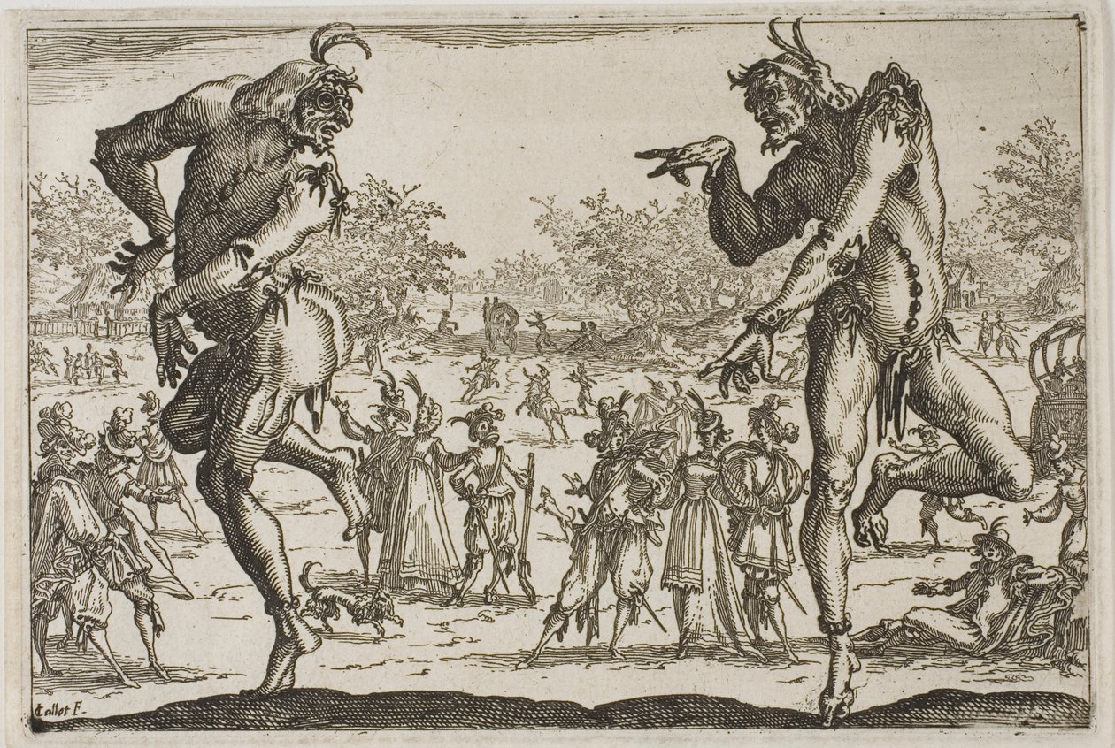 A két Pantaloon alkotó: Jacques Callot