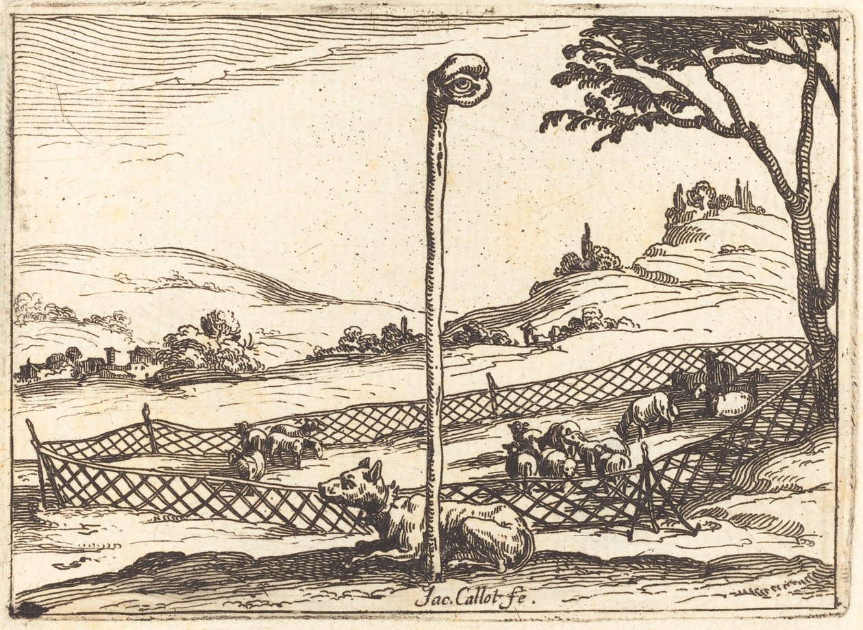 Az éber szem, 1628. alkotó: Jacques Callot