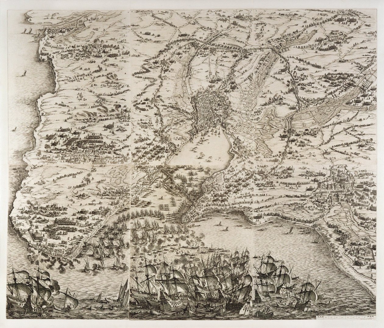 La Rochelle ostroma ... alkotó: Jacques Callot