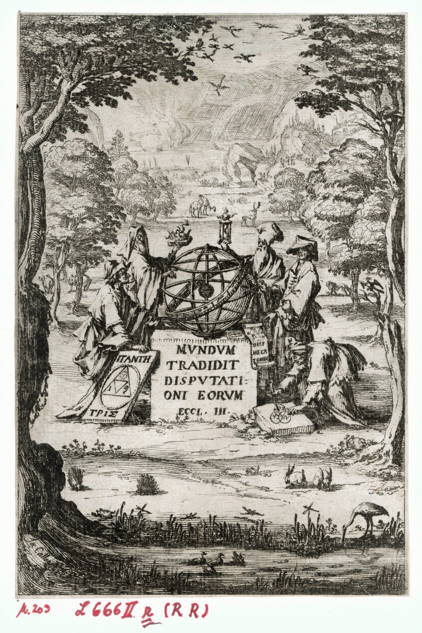 A Sacra Cosmologia ... címlapja (metszet) alkotó: Jacques Callot