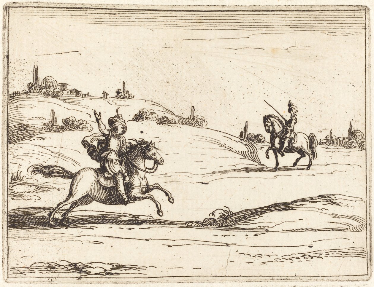 Két lovag alkotó: Jacques Callot