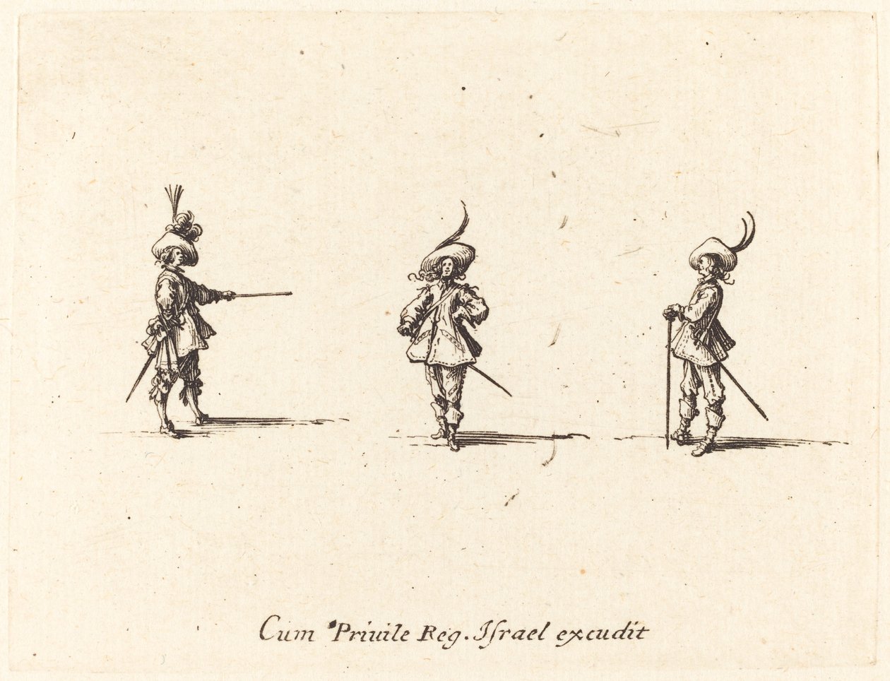 Fegyvertelen fúró alkotó: Jacques Callot
