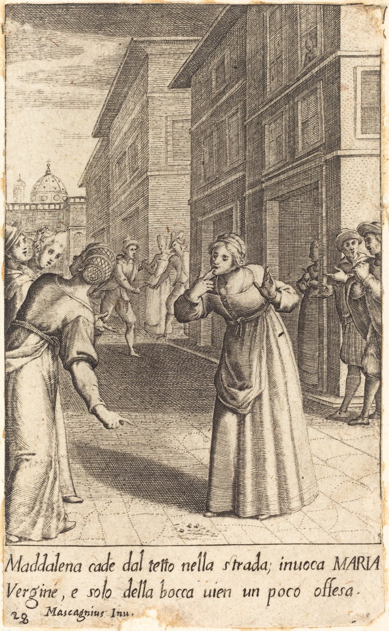 Magdaléna alkotó: Jacques Callot after Donato Mascagni