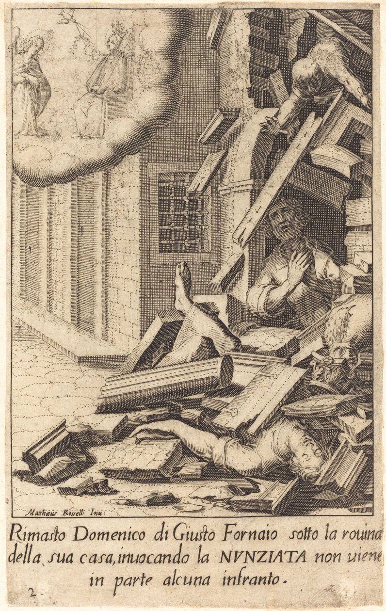 Dominic di Giusto alkotó: Jacques Callot after Matteo Rosselli