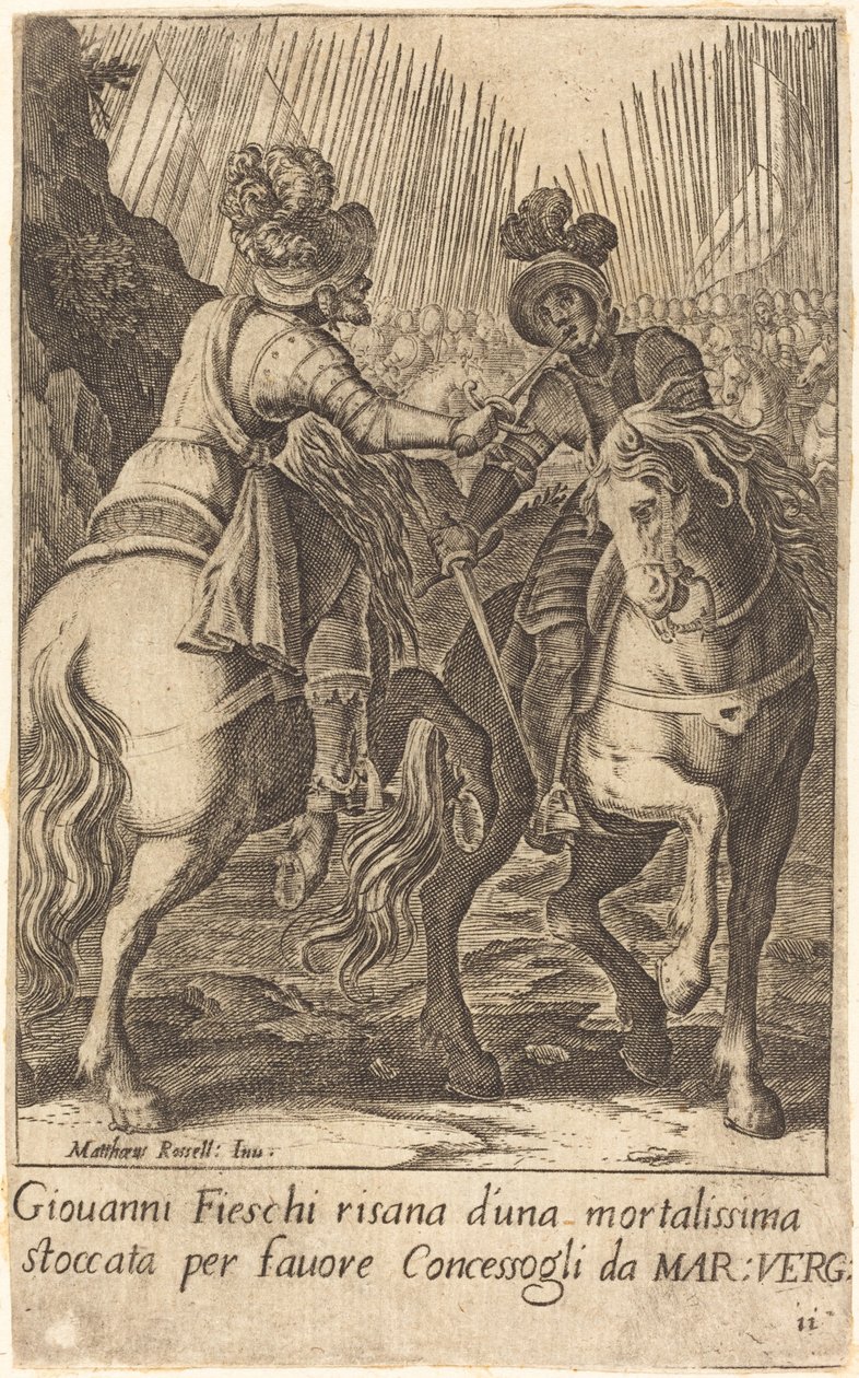 Giovanni Fieschi alkotó: Jacques Callot after Matteo Rosselli