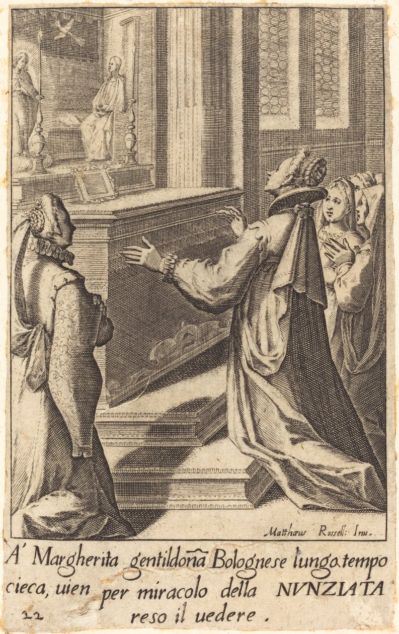 Margherita alkotó: Jacques Callot after Matteo Rosselli