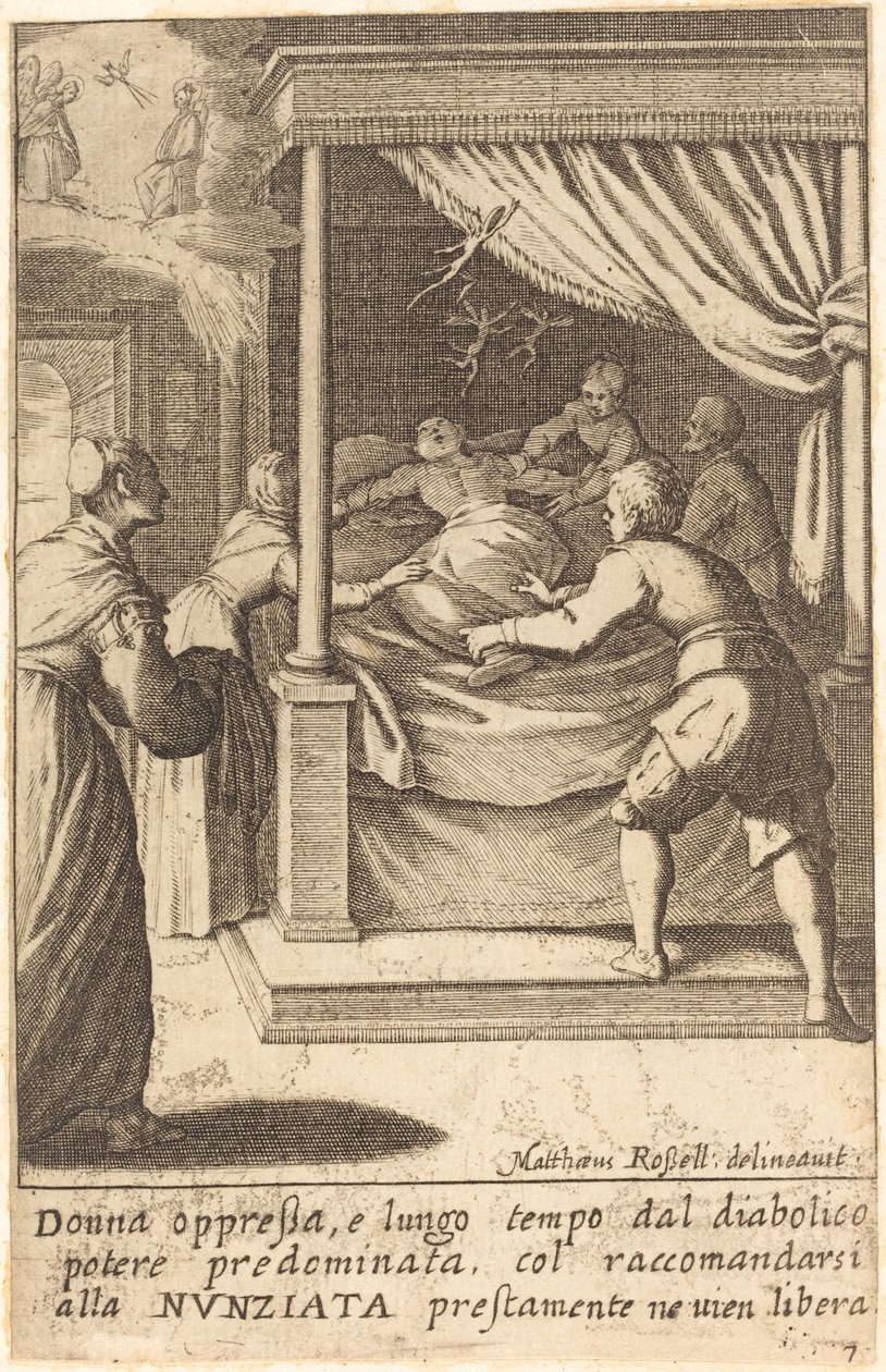 Az elnyomott nő alkotó: Jacques Callot after Matteo Rosselli