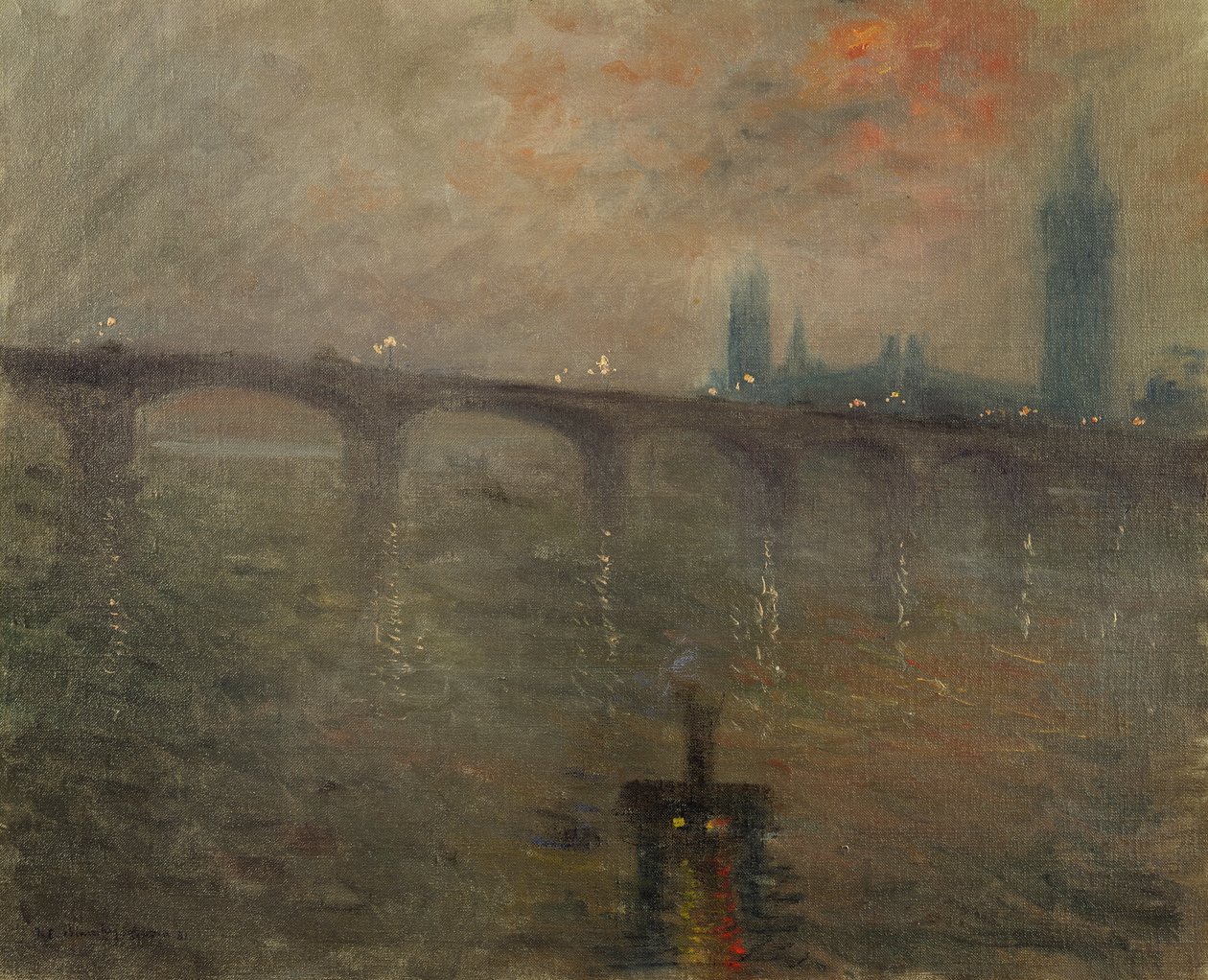 Este, Westminster a Waterloo hídtól alkotó: Jacques Emile Blanche