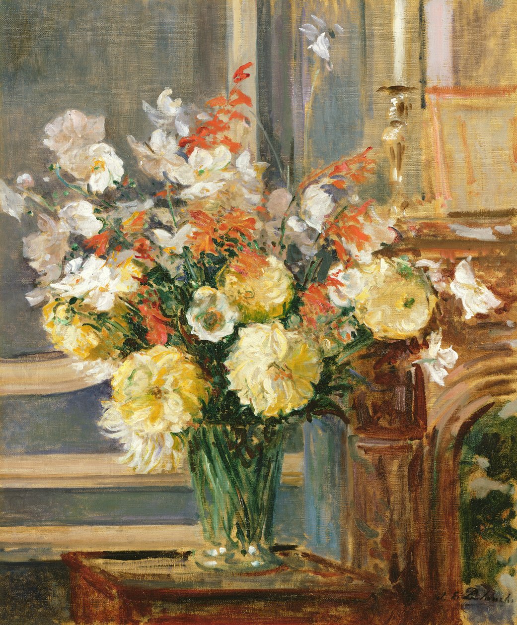 Nyári virágok (olaj, vászon) alkotó: Jacques Emile Blanche