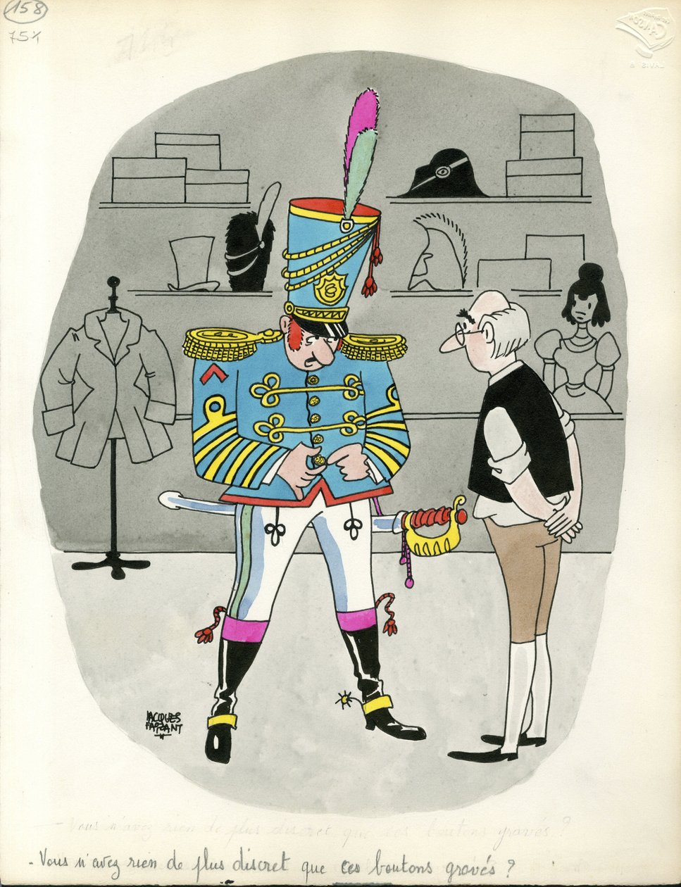 Francia napok, Satirique en Colours alkotó: Jacques Faizant