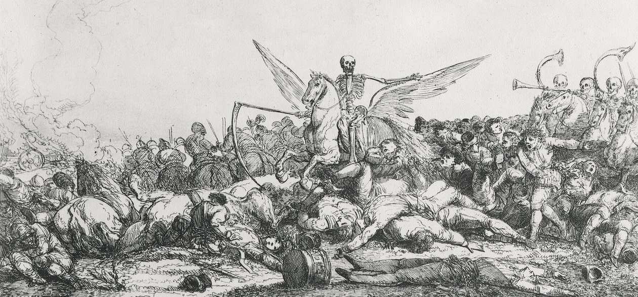 A halál diadala, 1779 alkotó: Jacques Gamelin