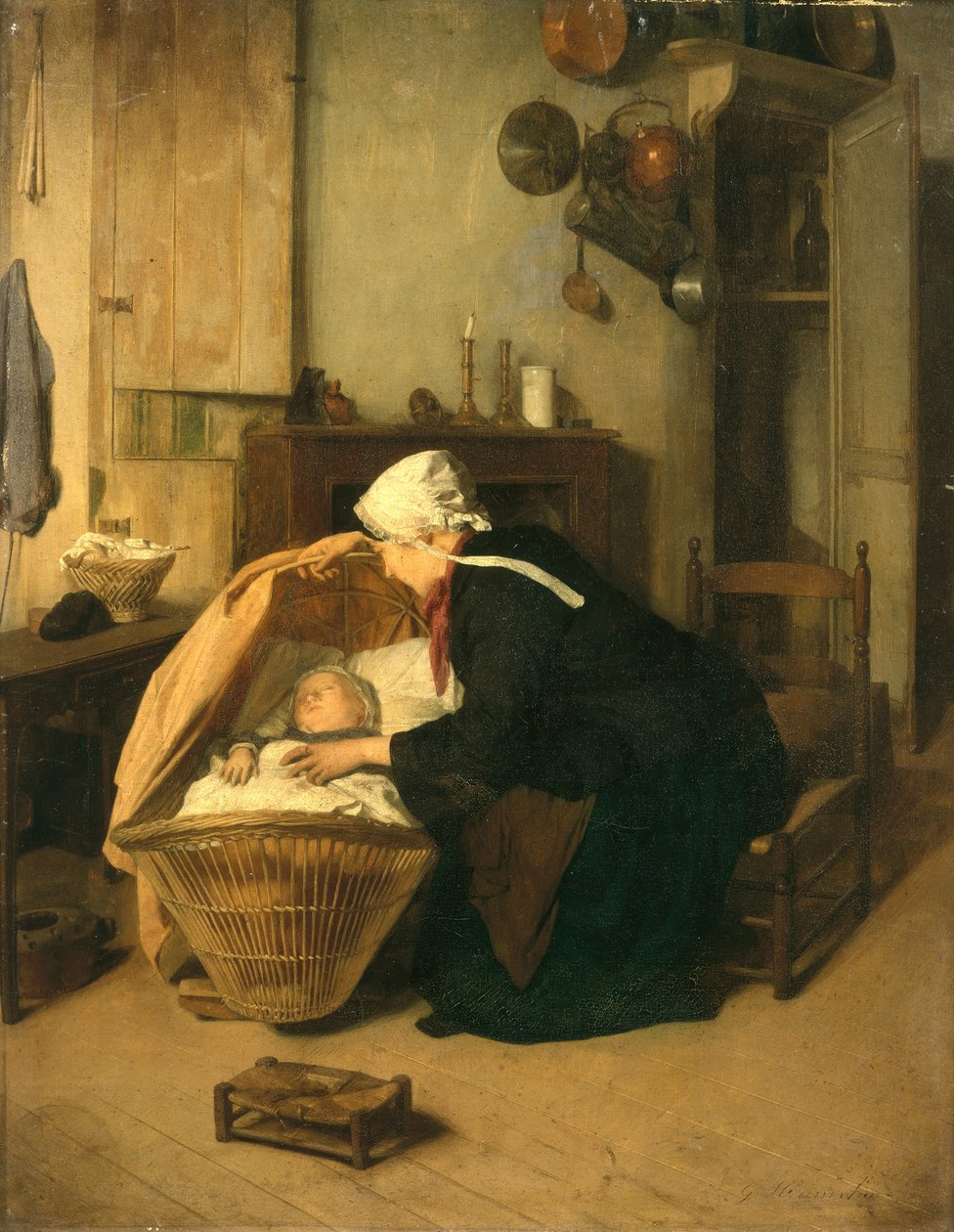 A fiatal anya alkotó: Jacques Gustave Hamelin