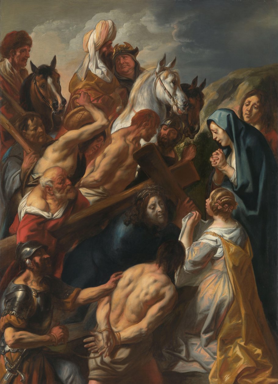Krisztus a golgotai úton alkotó: Jacques Jordaens