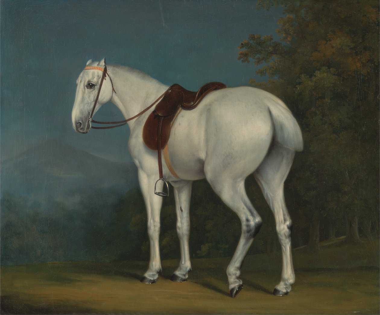 Egy hölgy szürke vadász alkotó: Jacques Laurent Agasse