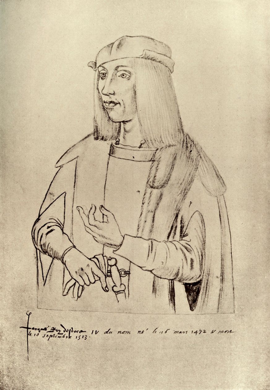 IV. James, skót király, 1909 alkotó: Jacques Leboucq