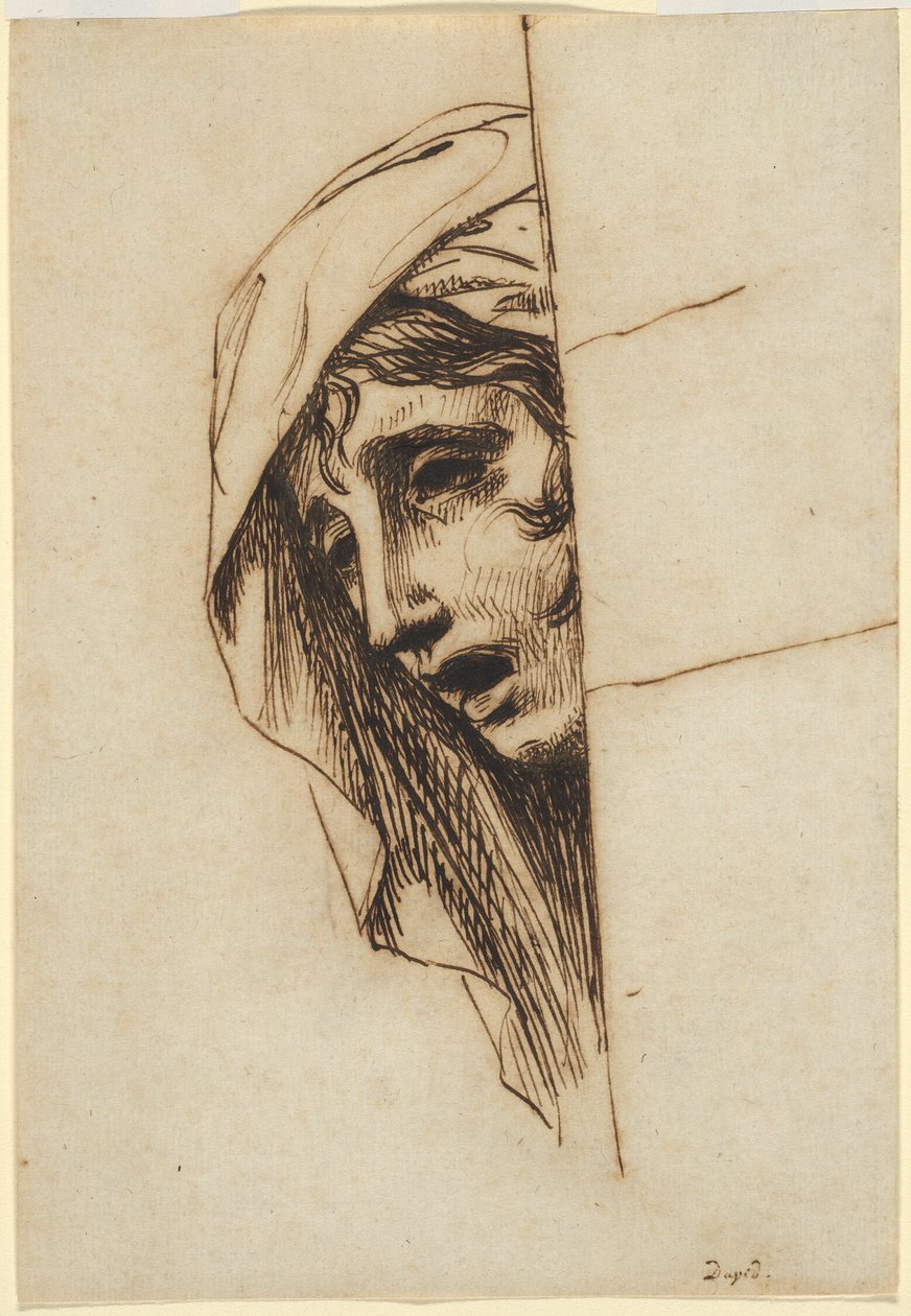 Egy nő feje alkotó: Jacques Louis David