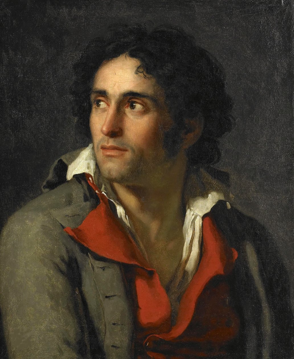 A börtönőr, 1794 körül. alkotó: Jacques Louis David