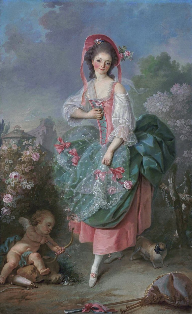 Guimard kisasszony mint Terpsichore alkotó: Jacques Louis David