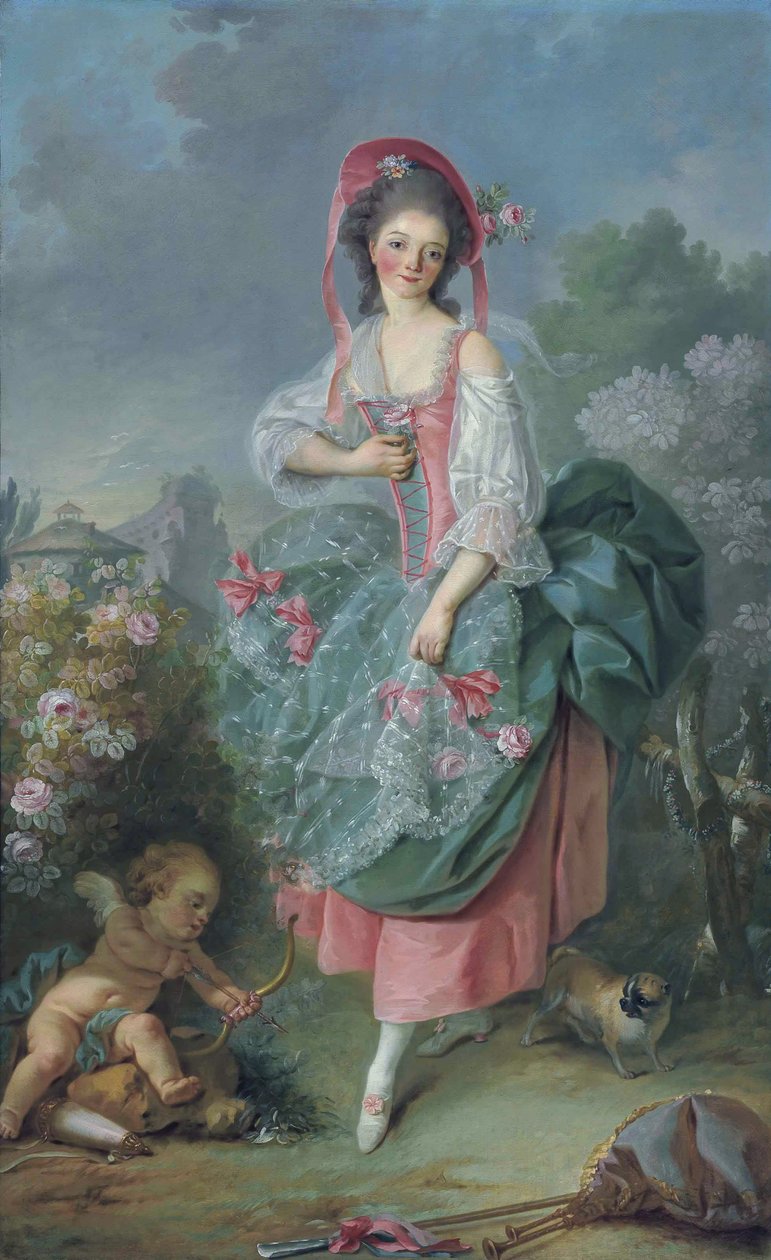 Guimard kisasszony mint Terpsichore alkotó: Jacques Louis David