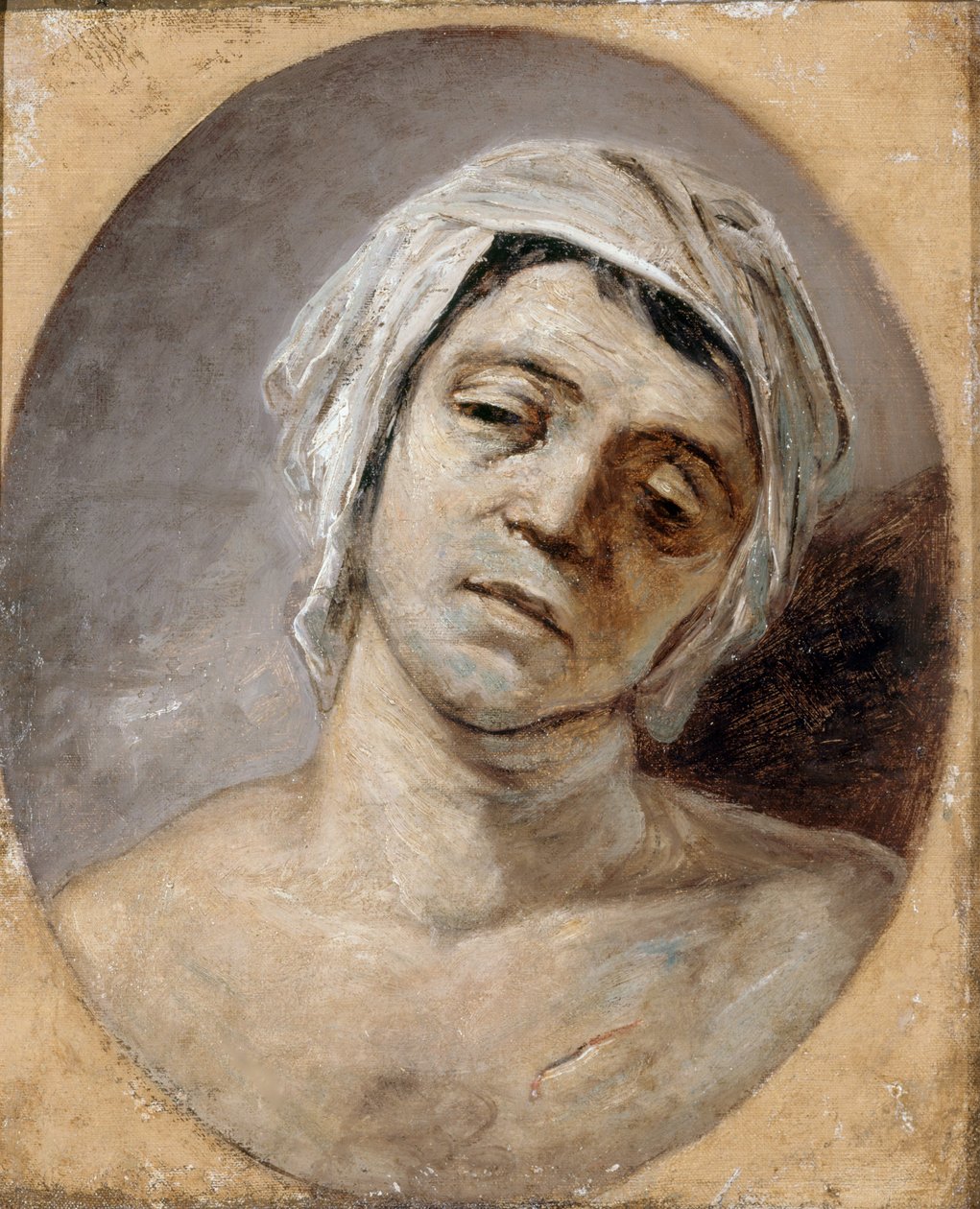 Marat meggyilkolta, 1794 körül. alkotó: Jacques Louis David