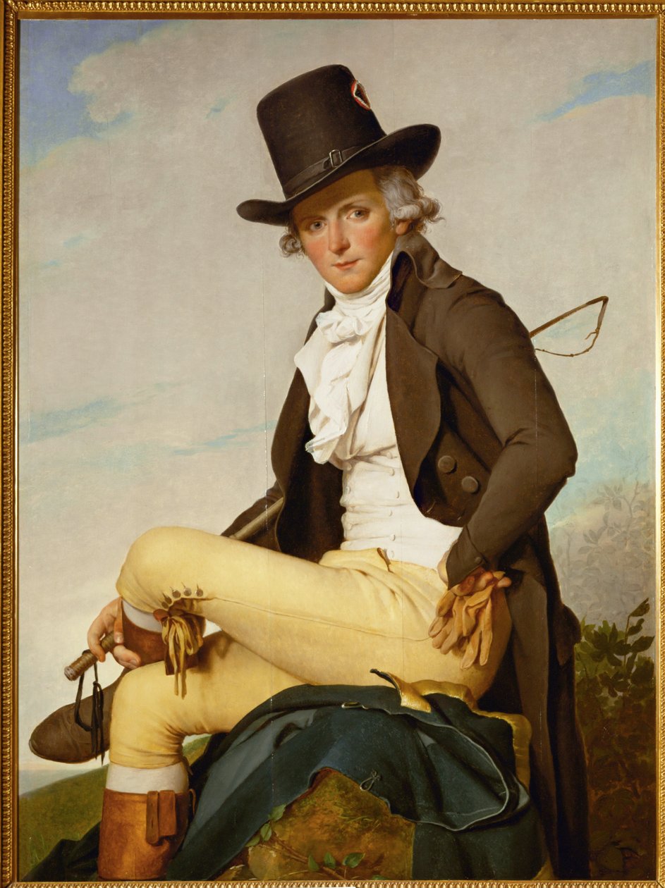 Pierre Seriziat portréja ... alkotó: Jacques Louis David