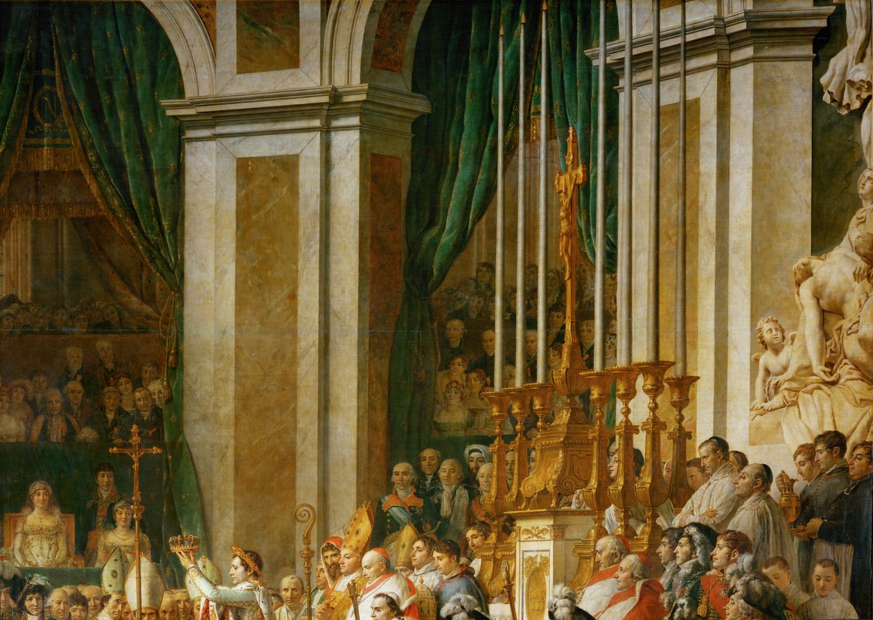 Napóleon koronázása a Notre-Dame-ban ... alkotó: Jacques Louis David