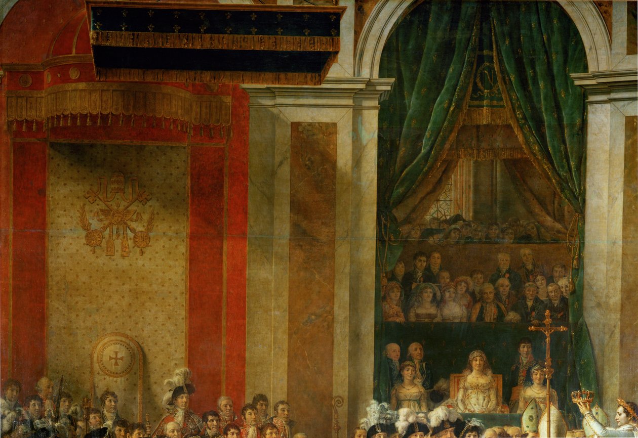 Napóleon koronázása a Notre-Dame-ban ... alkotó: Jacques Louis David