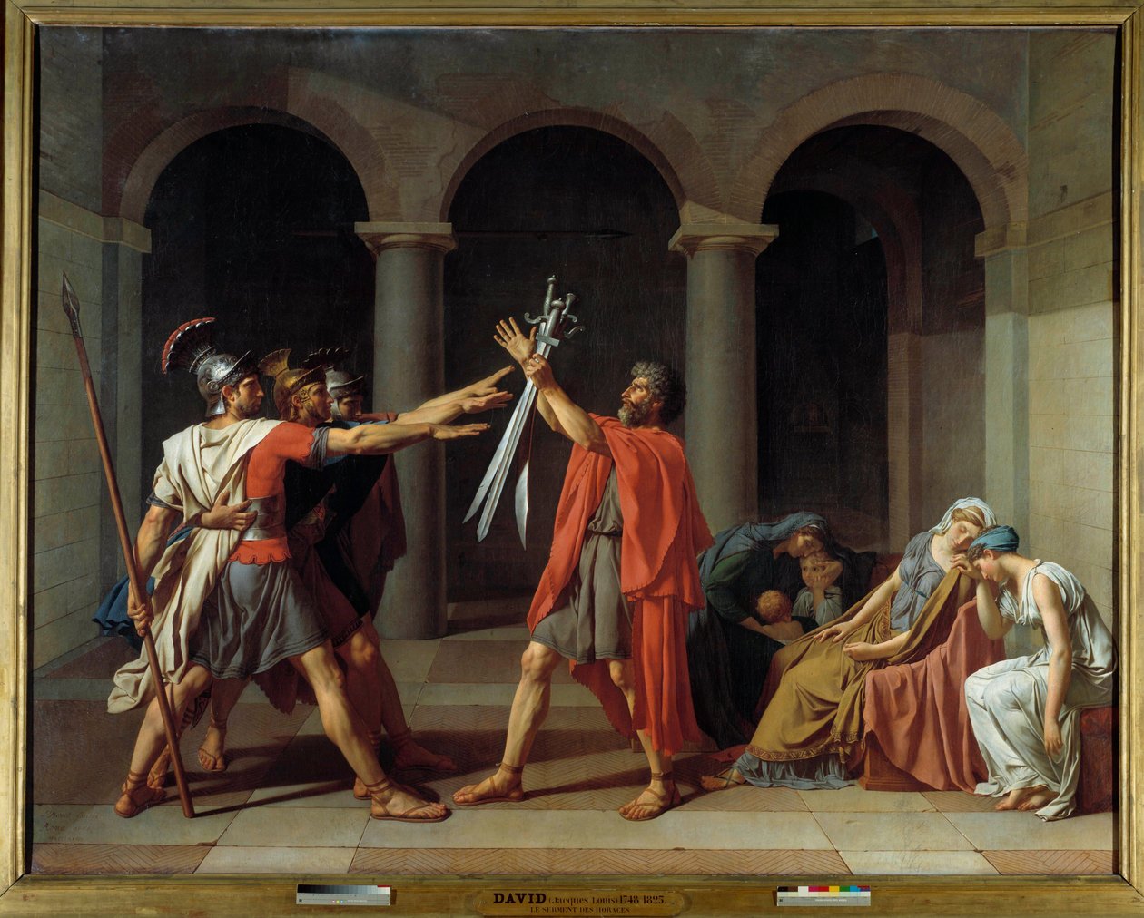 A horátiak esküje alkotó: Jacques Louis David