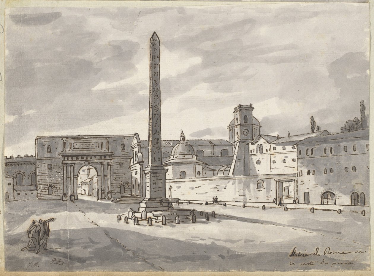 A Piazza del Popolo alkotó: Jacques Louis David