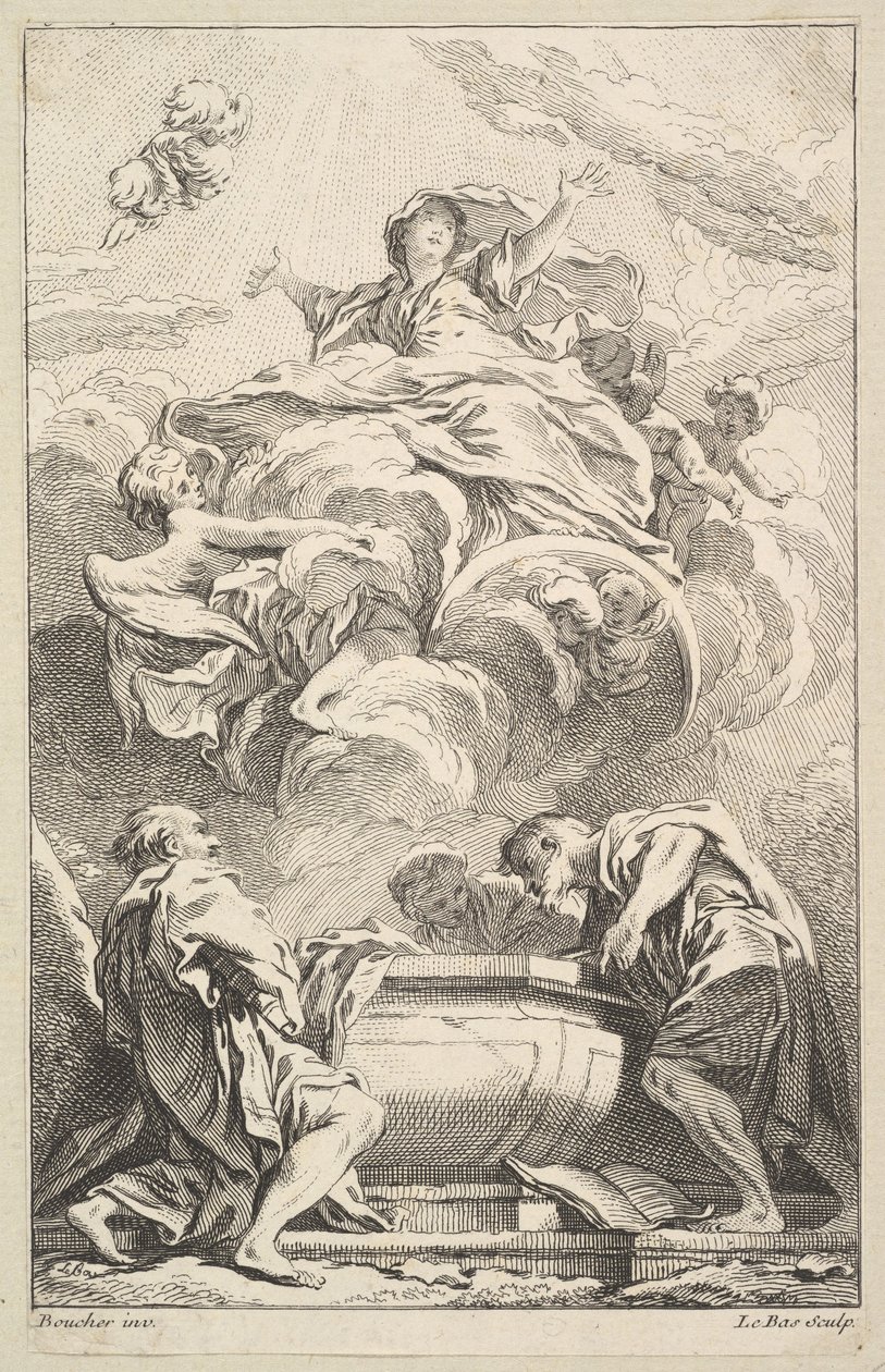A Nagyboldogasszony. alkotó: Jacques Philippe Le Bas