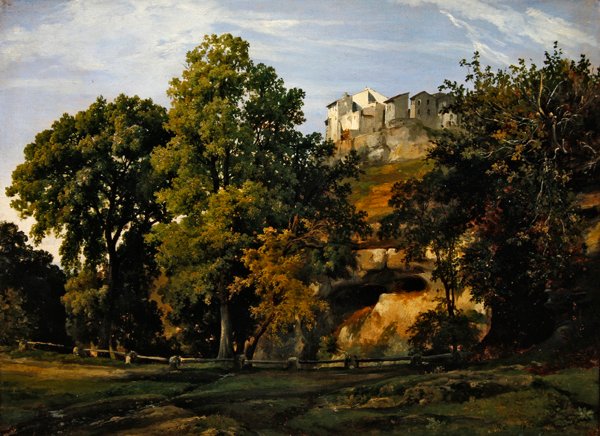 Táj, Marino látképe, 1826 alkotó: Jacques Raymond Brascassat