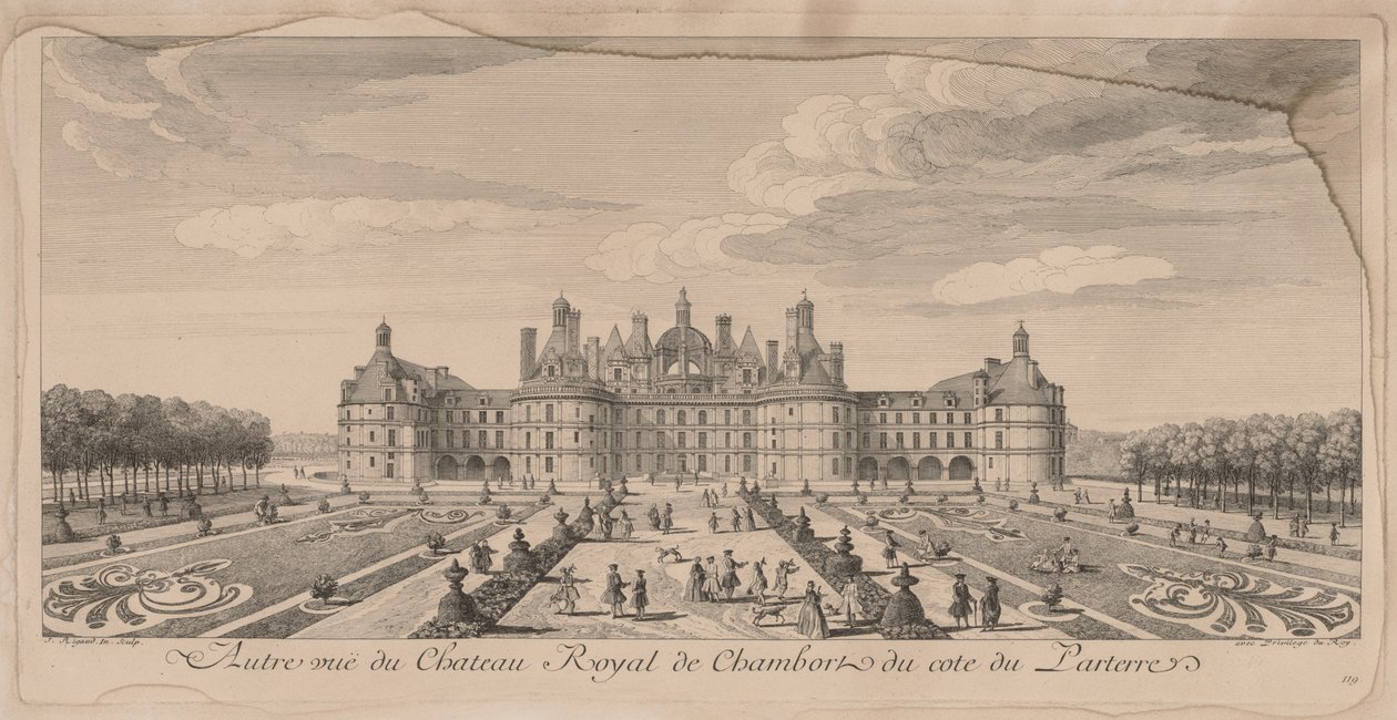 Chateau Chambord a kertből alkotó: Jacques Rigaud