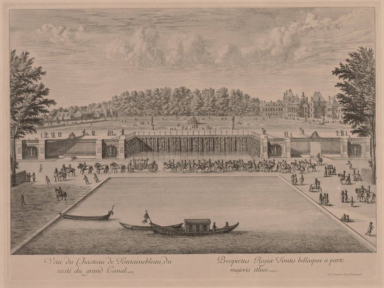 Chateau Fontainebleau a Canal Grande felől alkotó: Jacques Rigaud