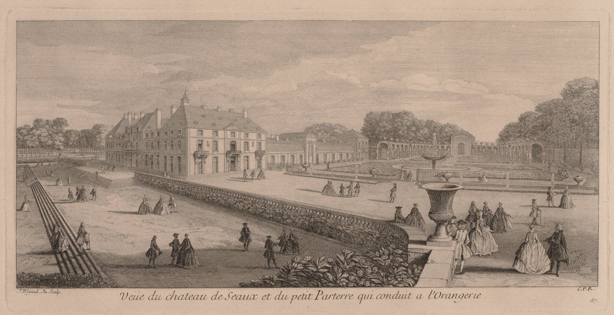 Chateau és Seaux kertje alkotó: Jacques Rigaud