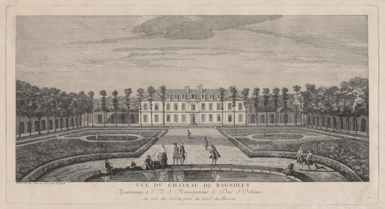 Bagnolet kastély. alkotó: Jacques Rigaud