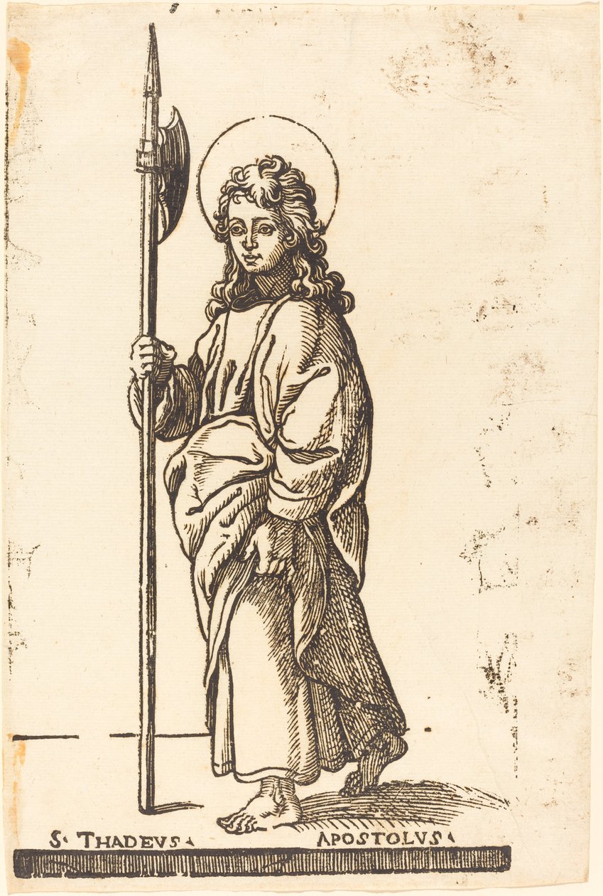 Szent Júdás (Thaddeus) alkotó: Jacques Stella