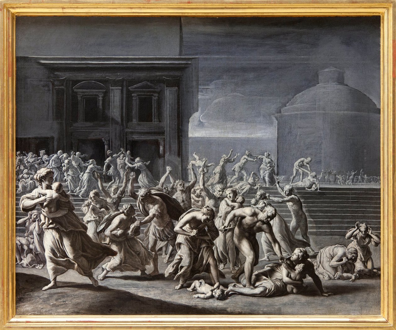 Az ártatlanok mészárlása (festmény) alkotó: Jacques Stella