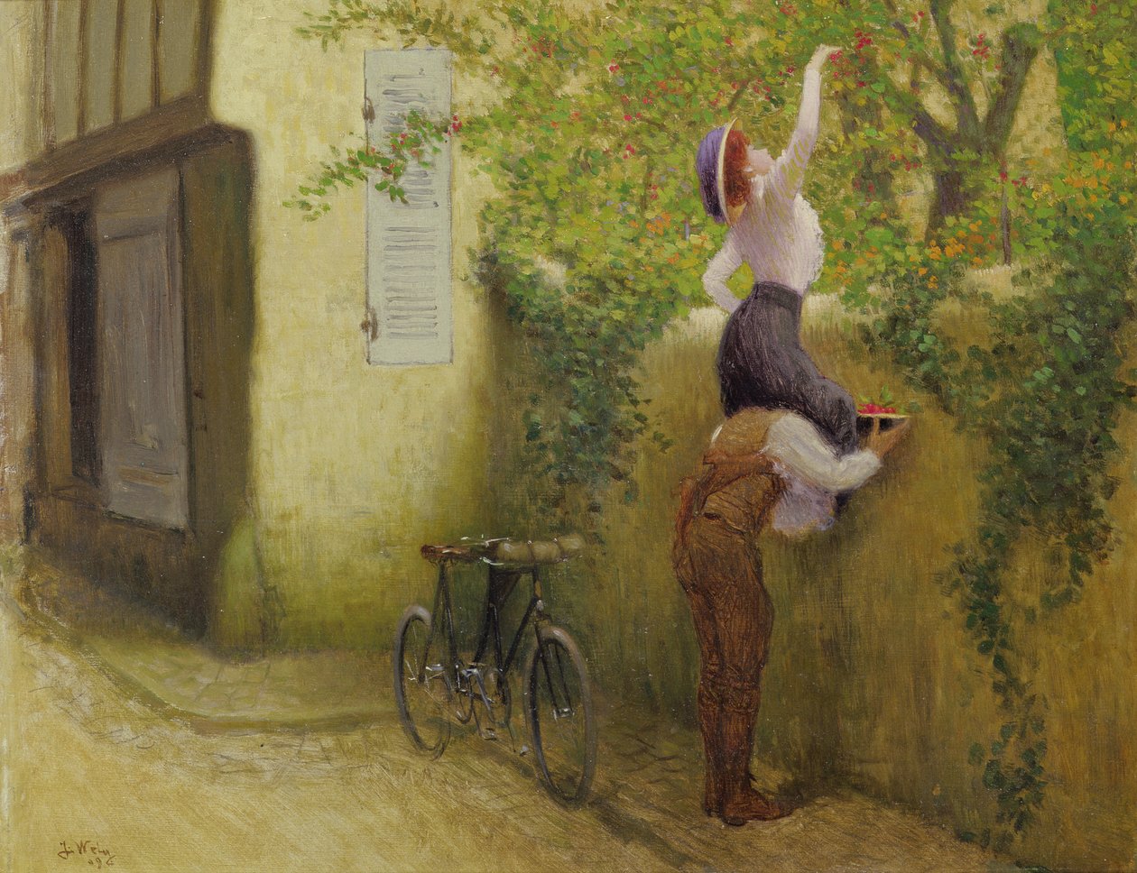Szilvagyűjtés alkotó: Jacques Wely