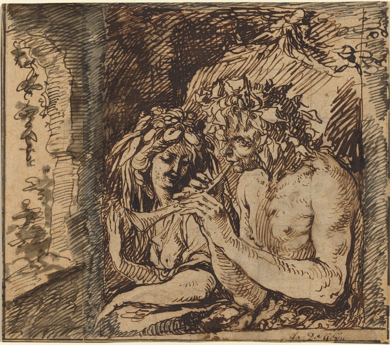 Bacchus és Ceres alkotó: Jacques de Gheyn II