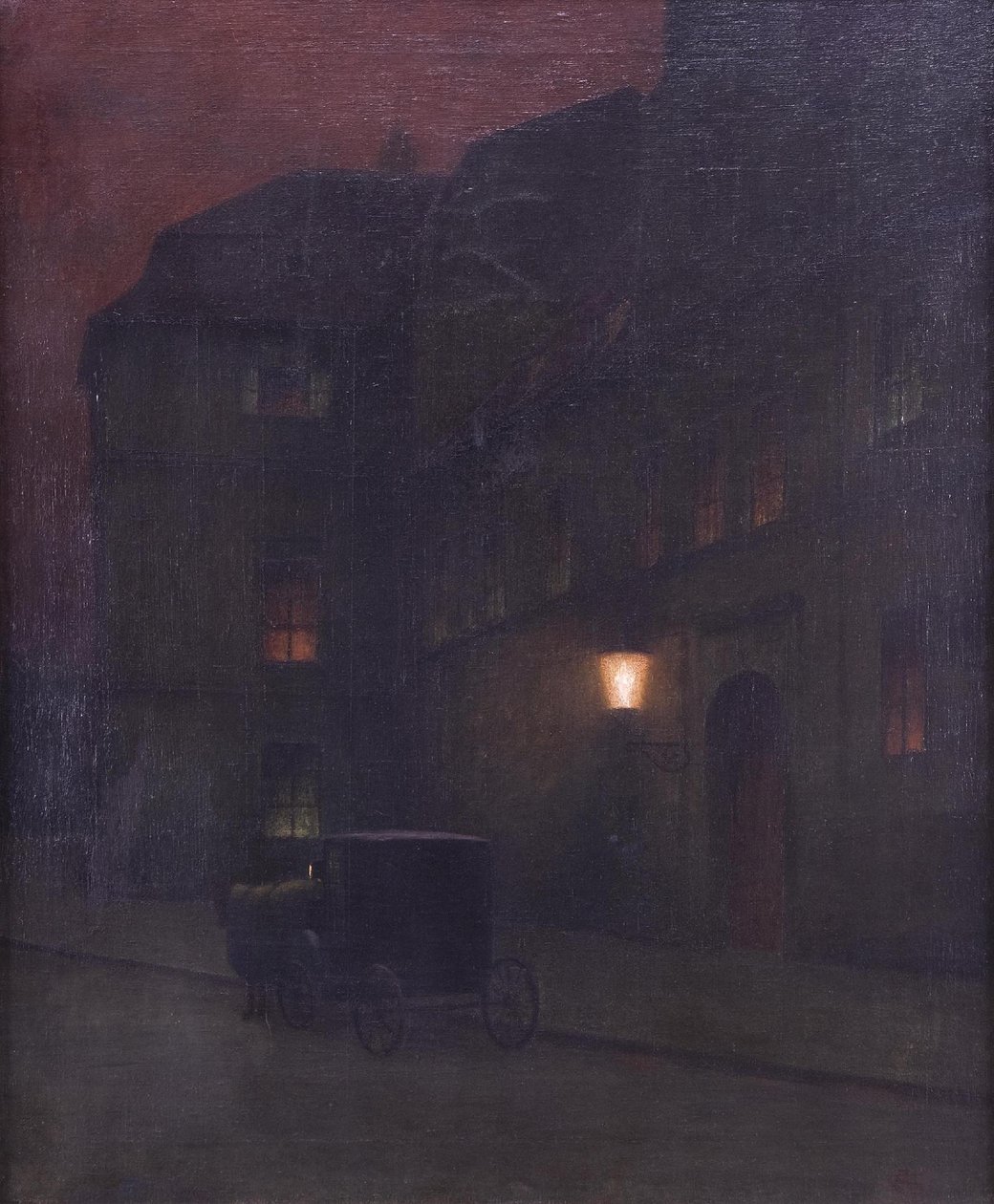 Az edző , c. 1900 alkotó: Jakub Schikaneder
