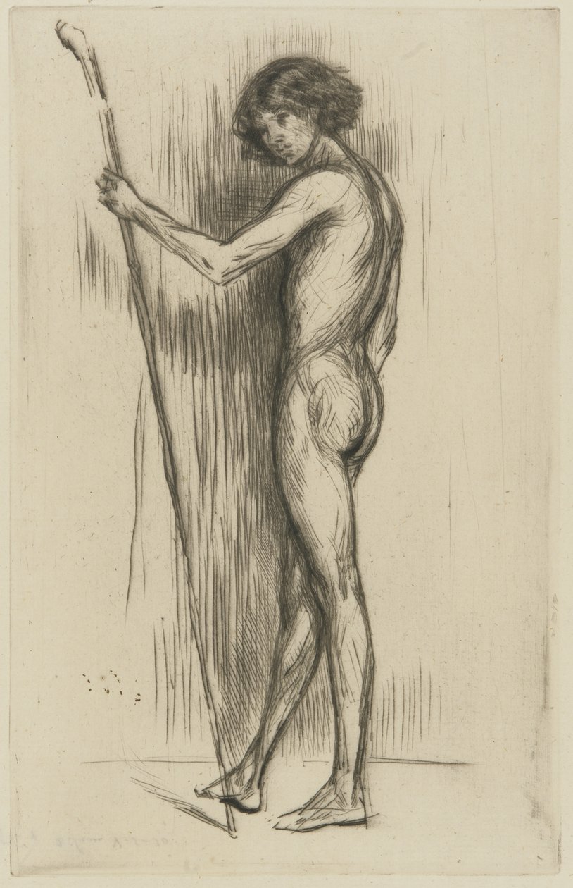 Fosco, 1872 (száraztű, papír) alkotó: James Abbott McNeill Whistler