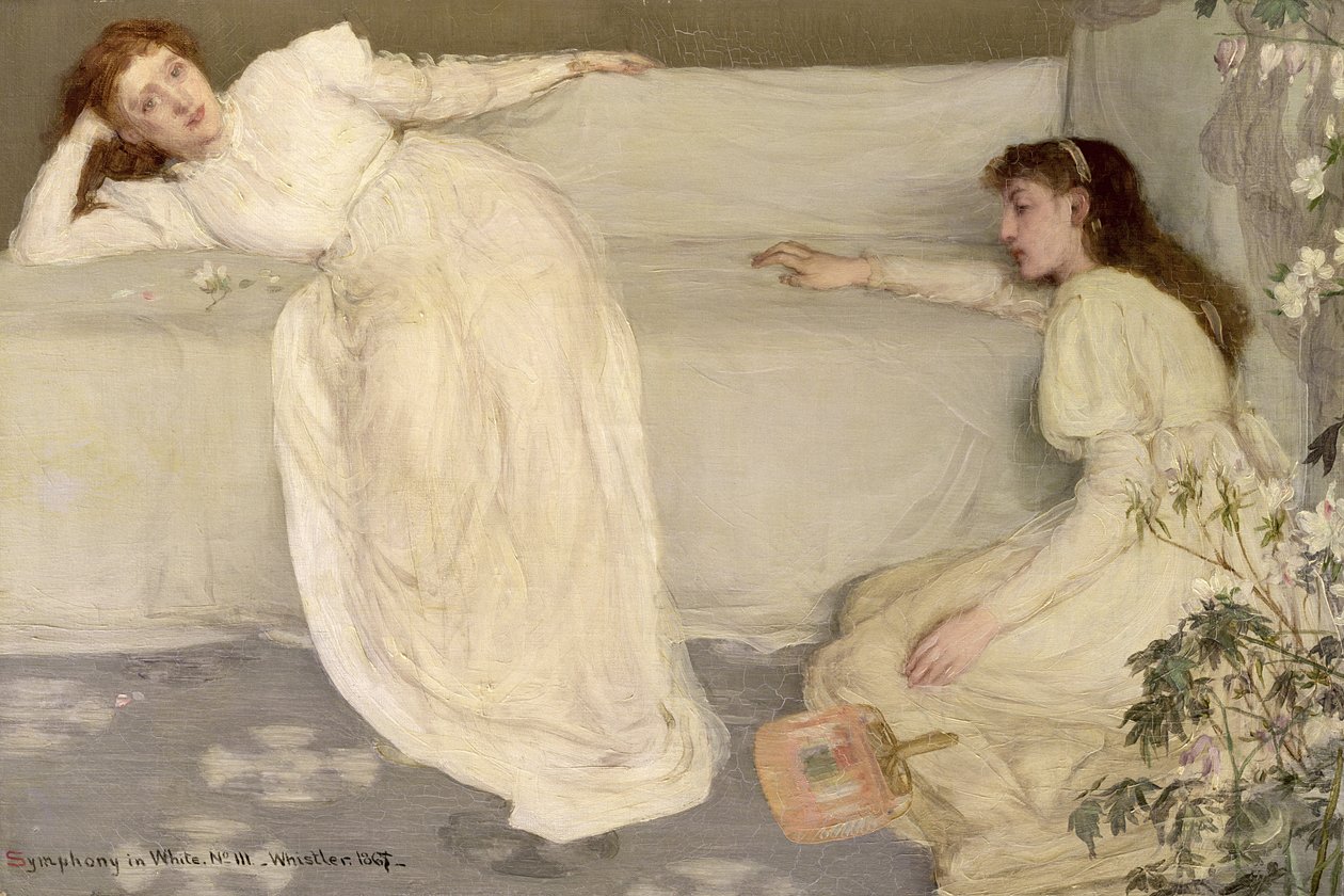 Symphony in White, No. III, 1865-7 (keret nélkül) (lásd még: 106898) alkotó: James Abbott McNeill Whistler
