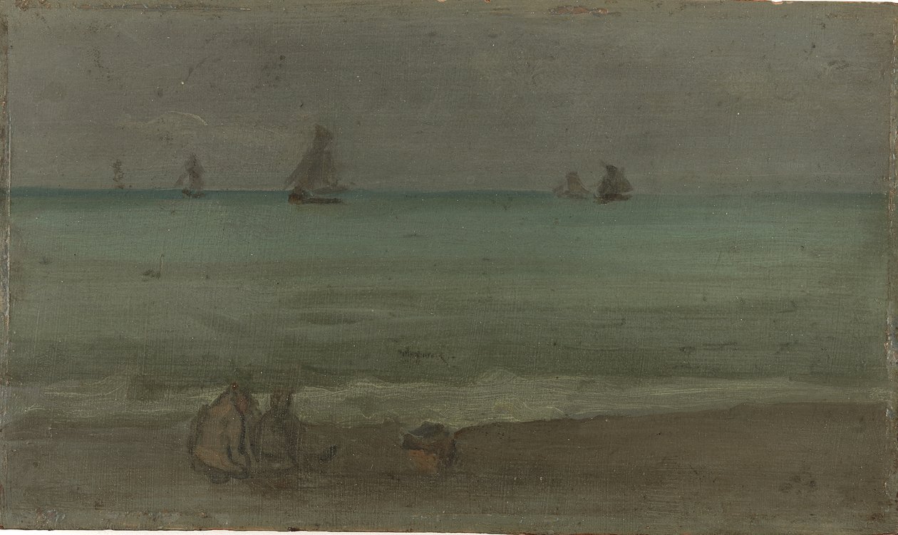 Nyári tenger, 1880-as évek (olaj, falemez) alkotó: James Abbott McNeill Whistler