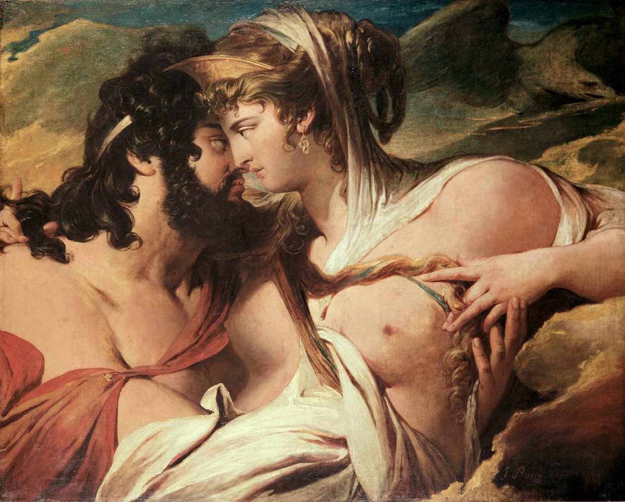 Jupiter és Juno az Ida-hegyen alkotó: James Barry